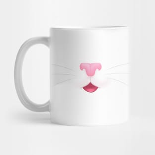 Pink Kitty Cat Nose - Meow! Mug